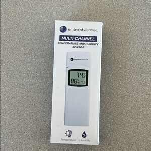 Multi-Channel Temperature and Humidity Sensor - White